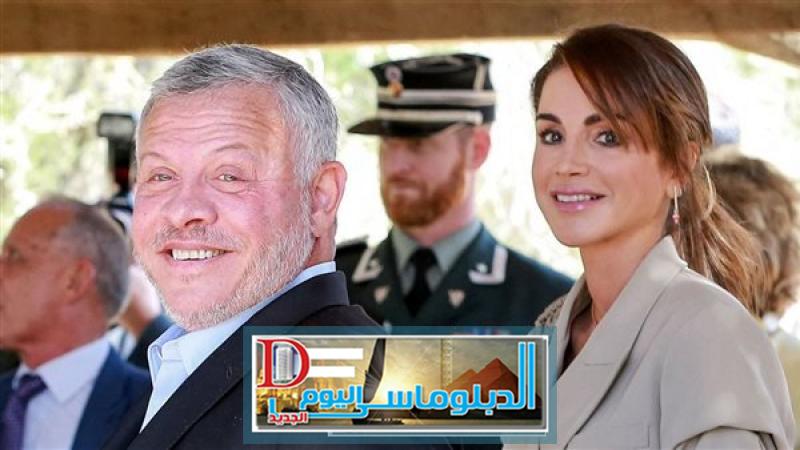 سياسة  ملك الأردن والملكة رانيا