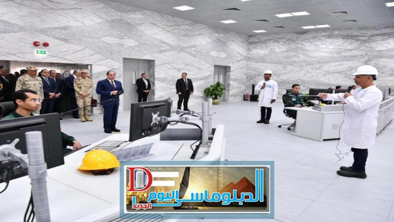 افتتاح الرئيس السيسي لمجمع المصانع اليوم