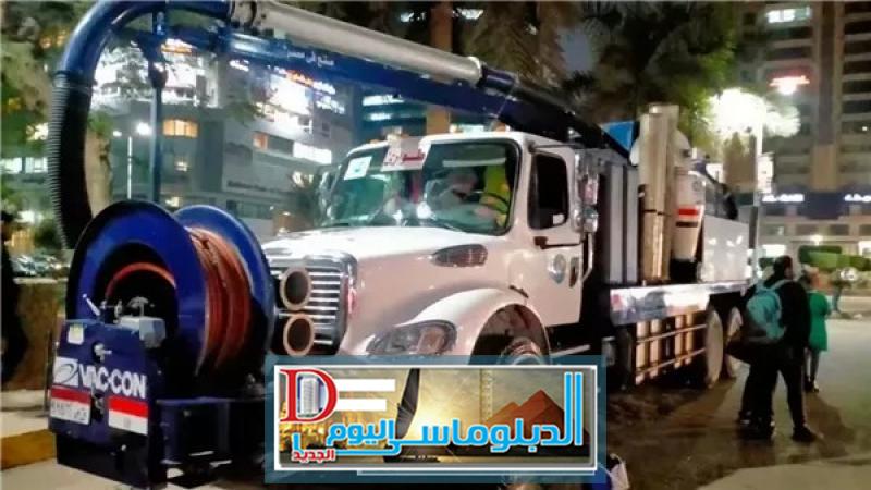 انتشار سيارات شفط المياه في الجيزة